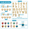 DIY Birthstone Jewelry Making Finding Kit FIND-TA0002-11-11