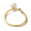 Round ABS Plastic Pearl Finger Rings RJEW-L123-002G-3