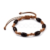 Adjustable Korean Waxed Polyester Cord Braided Bead Bracelets Sets BJEW-JB05438-3