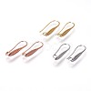 Brass Earring Hooks KK-L177-26-1