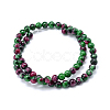 Synthetic Ruby in Zoisite Beads Strands X-G-F216-10mm-26-1-2