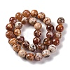 Natural Fire Crackle Agate Beads Strands G-G163-A01-04-3