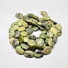 Natural Serpentine Oval Beads Strands G-F199-01-22x30mm-3