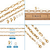 Yilisi DIY Stainless Steel  Chain Necklaces & Bracelets MakingKits DIY-YS0001-23G-9