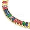 Cubic Zirconia Classic Tennis Necklace for Girl Women Gift NJEW-A005-01G-3