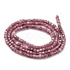 Natural Pink Tourmaline Beads Strands G-H266-10-3