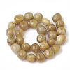 Natural Yellow Aventurine Beads Strands X-G-S299-88-2