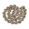 Electroplate Non-magnetic Synthetic Hematite Beads Strands G-N0322-02I-2