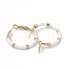 PVD Vacuum Plating 201 Stainless Steel Hoop Earrings for Women EJEW-B016-33A-2