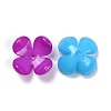 Opaque Acrylic Flower Bead Caps X-SACR-Q099-M19-2