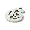 Non-Tarnish 201 Stainless Steel Pendants STAS-B055-01P-O-2