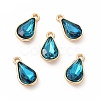 Faceted Glass Rhinestone Pendants FIND-G049-01G-08-3