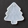 Christmas Theme DIY Snowflake Pendant Silicone Molds DIY-K054-13-1