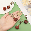 Rosewood Apple Box Jewelry Pendant Decoration HJEW-AB00424-3