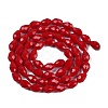 Opaque Solid Color Beads Strands EGLA-N013-P8mm-D07-2