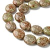 Natural Unakite Beads Strands G-K365-B08-03-4