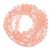 Imitate Austrian Crystal Bicone Frosted Glass Beads Strands EGLA-A039-T4mm-MB15-2