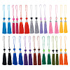  28Pcs 14 Colors Polyester Tassel Big Pendants Decorations HJEW-TA0001-07-10