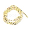 Electroplate Glass Beads Strands GLAA-Q101-03B-HP02-2