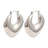 304 Stainless Steel Hoop Earrings for Women EJEW-G358-06P-1