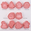 Christmas Themed Plastic Cookie Cutters BAKE-PW0007-028-2