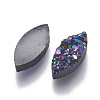 Imitation Druzy Gemstone Resin Beads RESI-L026-E-3