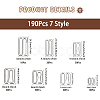 CHGCRAFT 190Pcs 7 Style Alloy Slider Buckles DIY-CA0006-03P-2