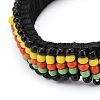 Adjustable Seed Bead Braided Beaded Bracelets for Men Women BJEW-JB06288-02-2