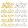 SUNNYCLUE 20Pcs 2 Colors Alloy Pendants FIND-SC0004-10-1