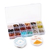 DIY Mixed Stone Chip Beads Jewelry Set Making Kit DIY-FS0002-35-5