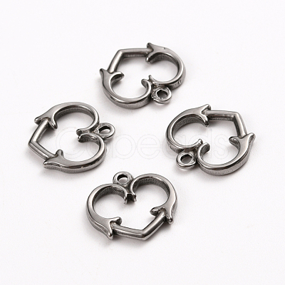 Tarnish Resistant 304 Stainless Steel Toggle Clasps Parts STAS-D142-06B-P-1