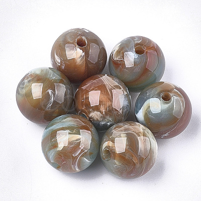 Acrylic Beads X-OACR-S029-060G-01-1