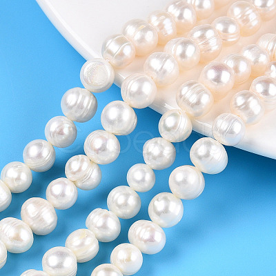 Natural Cultured Freshwater Pearl Beads Strands PEAR-N013-07N-1