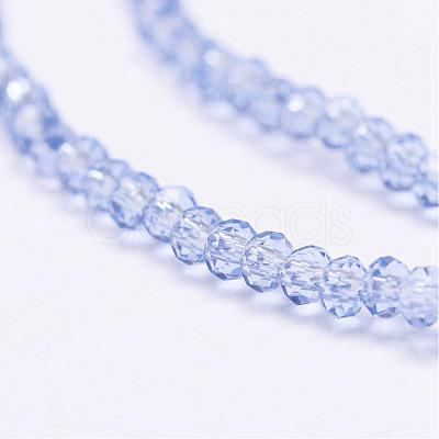 Transparent Glass Beads Strands EGLA-K010-A04-1