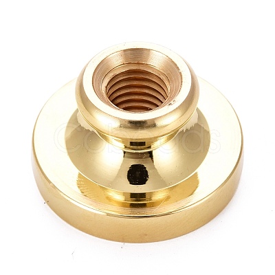 Brass Wax Sealing Stamp AJEW-F047-B05-1