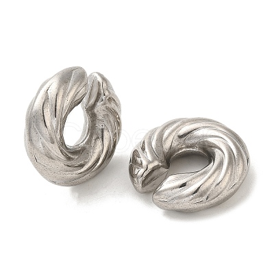 Non-Tarnish 304 Stainless Steel Ear Cuff Findings STAS-O006-07E-P-1