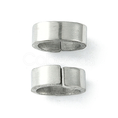 Non-Tarnish Drawing 201 Stainless Steel Slide Charms/Slider Beads STAS-C016-10A-P-1-1