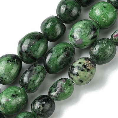 Natural Ruby in Zoisite Beads Strands G-G117-A02-04-1