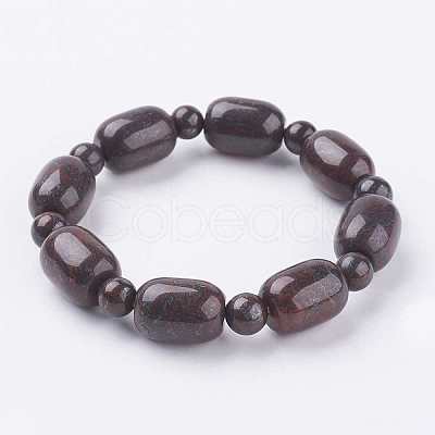 Natural Mixed Stone Beads Stretch Bracelets BJEW-K164-D-1