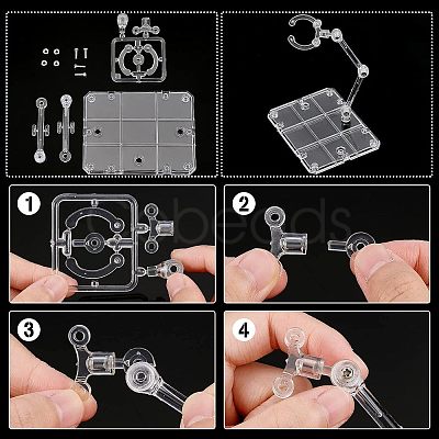 SUPERFINDINGS Plastic Humanoid Stand Support ODIS-FH0001-11-1