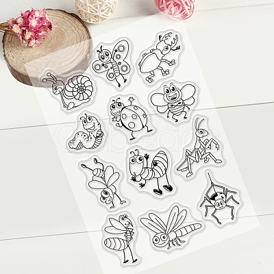 PVC Plastic Stamps DIY-WH0167-56F-1