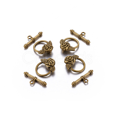 Tibetan Style Toggle Clasps GLF0026Y-NF-1