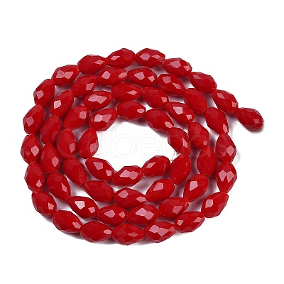 Opaque Solid Color Beads Strands EGLA-N013-P8mm-D07-1