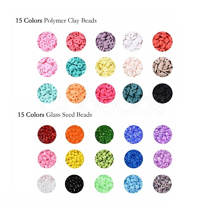 DIY Beads Jewelry Kits DIY-JQ0001-16-6mm-1