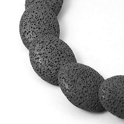 Natural Lava Rock Beads Strands X-G-I031-11-1