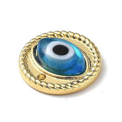 Handmade Lampwork Evil Eye Pendants ZIRC-L102-15G-1