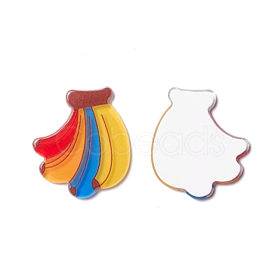 Acrylic Cabochons Suitable for Hair Pins MACR-I038-09-1