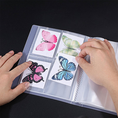 Globleland 1 Book Transparent PP Plastic Photocard Storage Albums AJEW-GL0002-22A-1