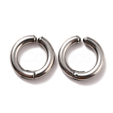 304 Stainless Steel Clip-on Earrings EJEW-Z014-01C-P-1