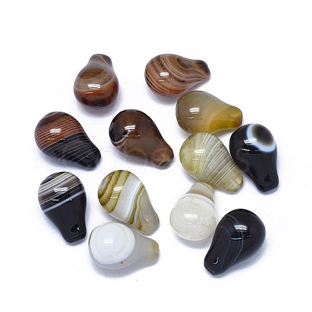 Natural Banded Agate/Striped Agate Beads X-G-L514-002-1